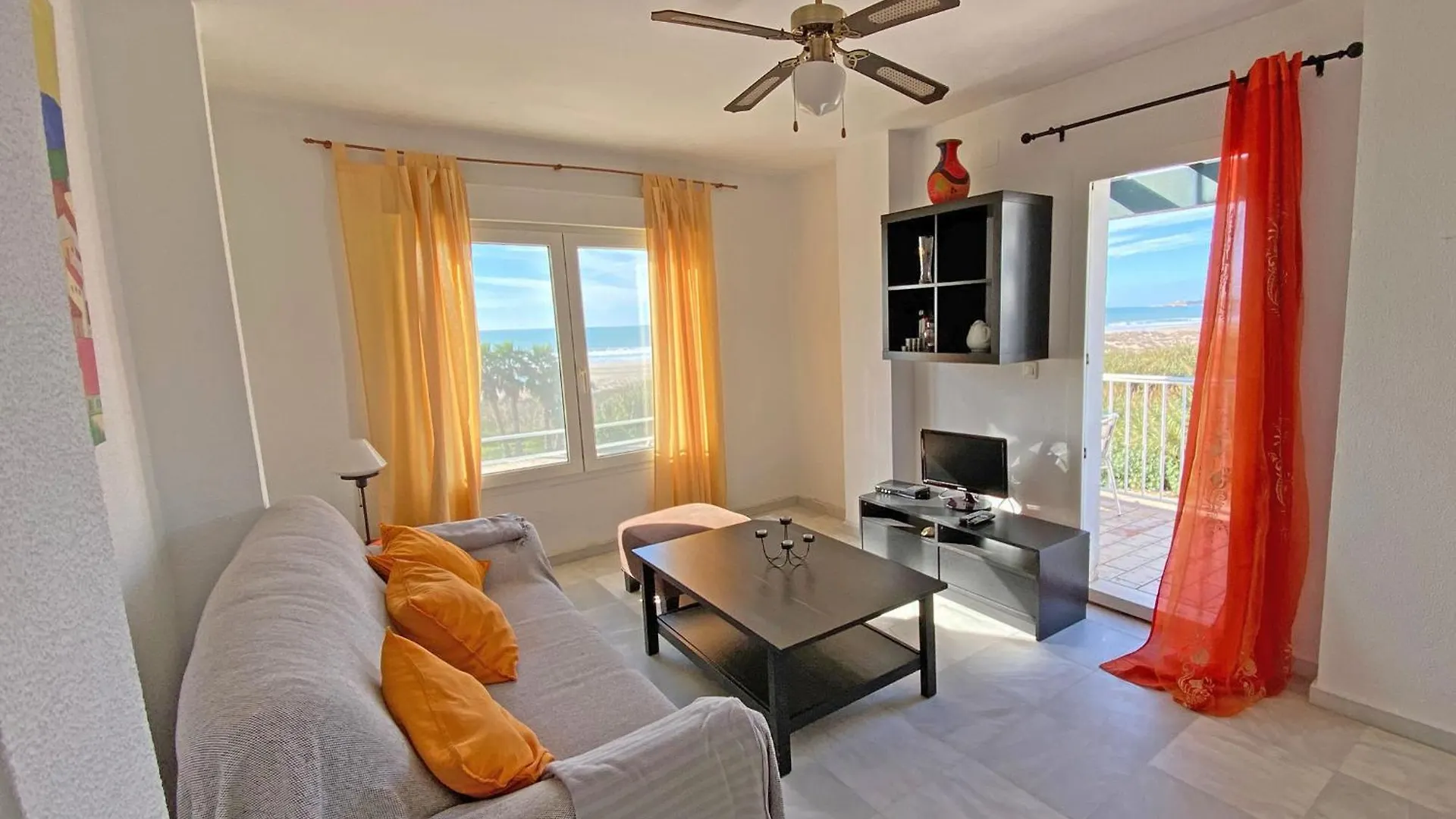 Apartment Santa Barbara B Beach Front With Terrace, Sea View In And Garage In Conil Conil De La Frontera Spain