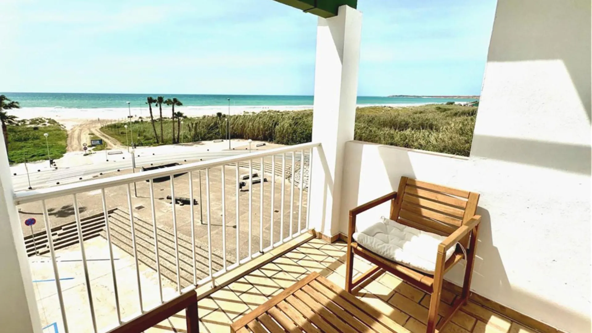 Apartment Santa Barbara B Beach Front With Terrace, Sea View In And Garage In Conil Conil De La Frontera Spain